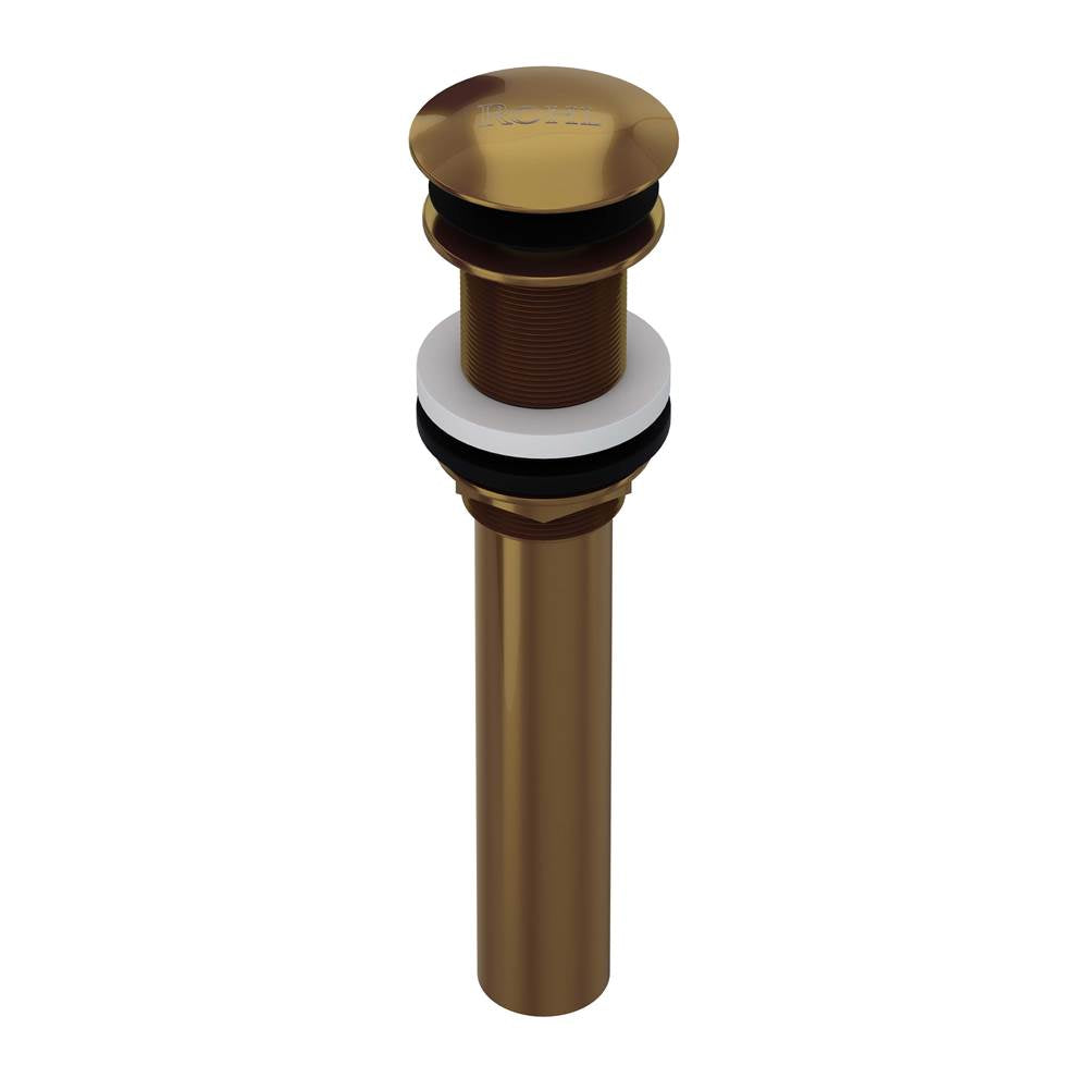 ROHL 5445FB Push Drain Without Overflow In French Brass