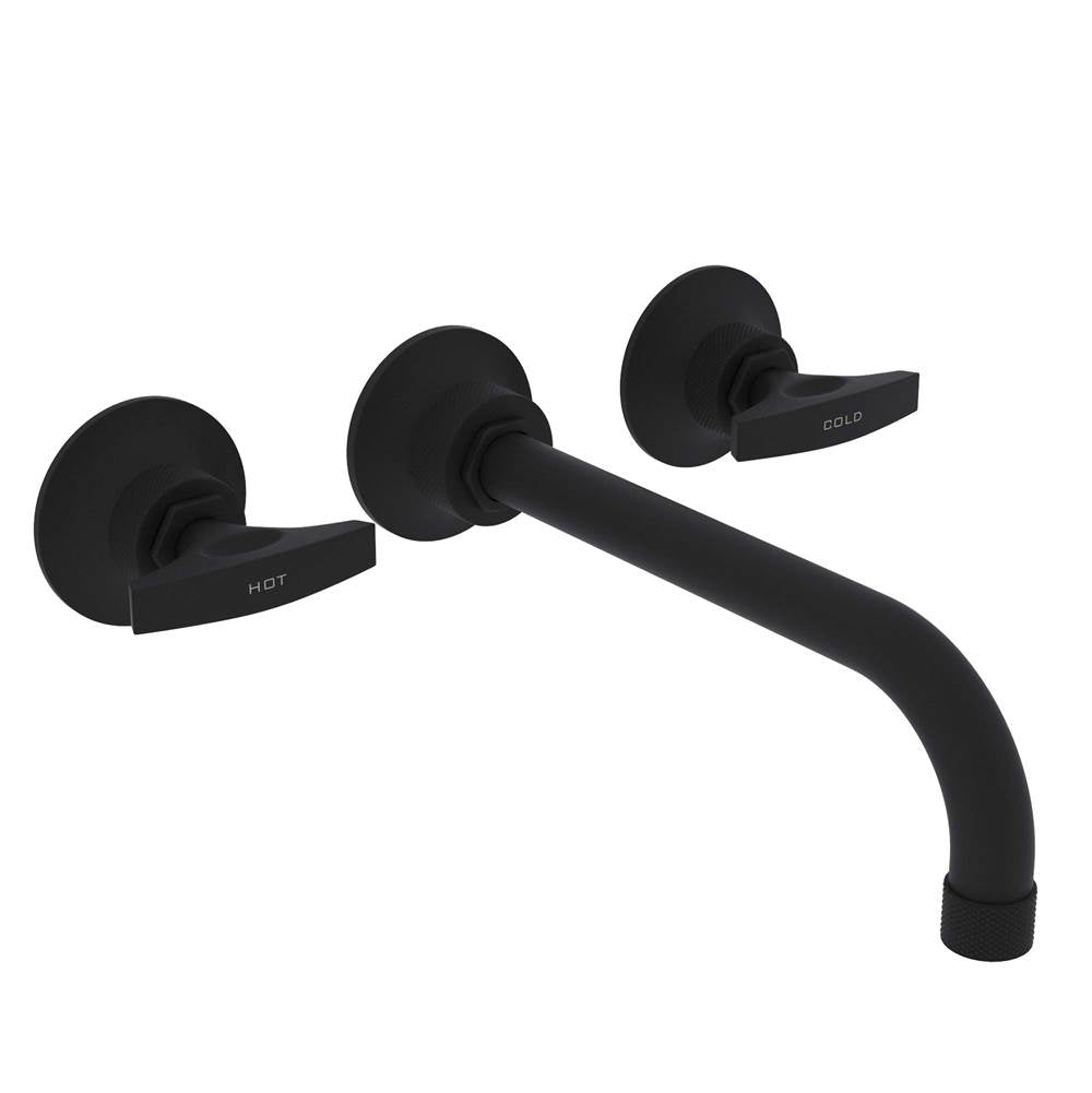 ROHL MB2037DMMBTO Graceline Wall Mount Tub Filler In Matte Black