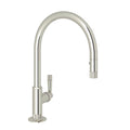 ROHL MB7930LMPN-2 Graceline Pull-Down Kitchen Faucet With C-Spout In Polished Nickel