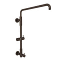 ROHL L0095TCB Retro-Fit Shower Column Riser With Diverter In Tuscan Brass