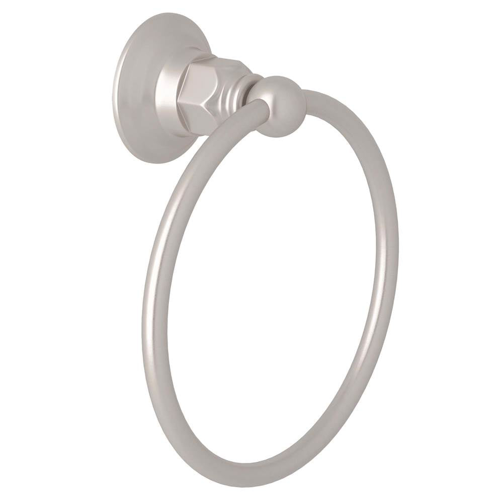 ROHL ROT4STN Towel Ring In Satin Nickel
