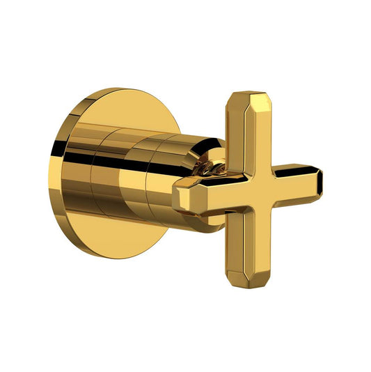 ROHL TAP18W1XMULB Apothecary Trim For Volume Control And Diverter In Unlacquered Brass