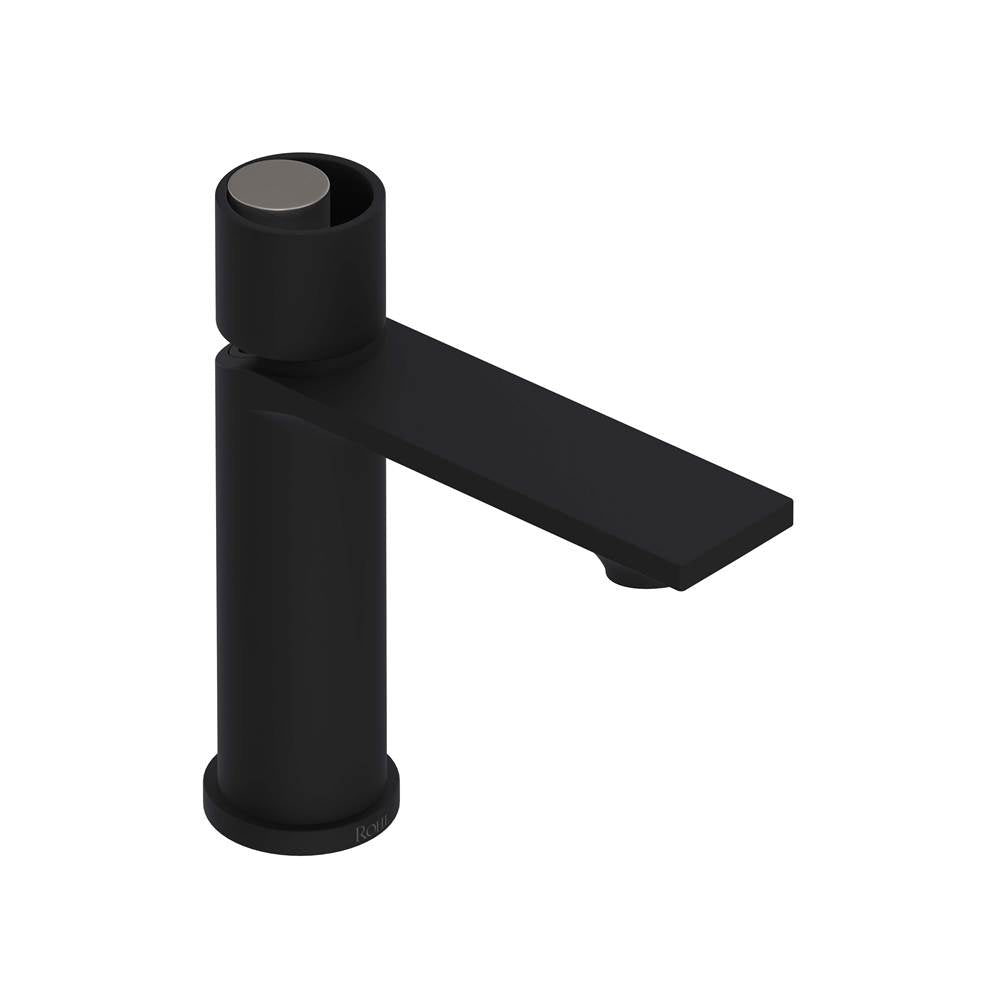 ROHL EC01D1IWMBN Eclissi Single Handle Lavatory Faucet In Matte Black/Satin Nickel
