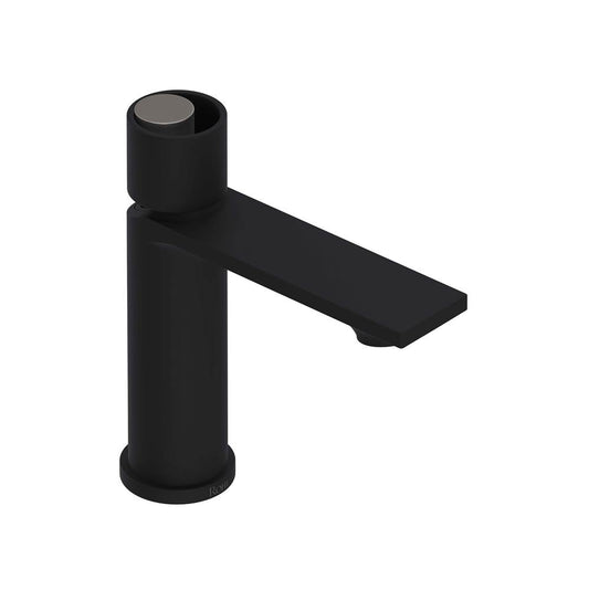ROHL EC01D1IWMBN Eclissi Single Handle Lavatory Faucet In Matte Black/Satin Nickel