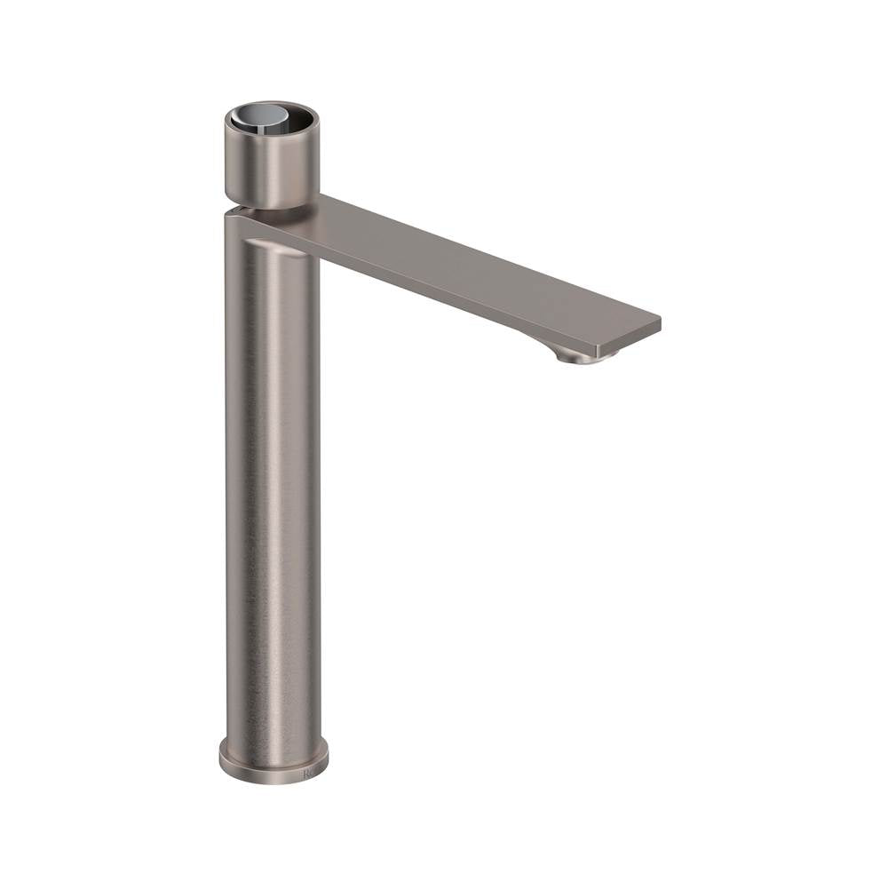 ROHL EC02D1IWSNC Eclissi Single Handle Tall Lavatory Faucet In Satin Nickel/Polished Chrome