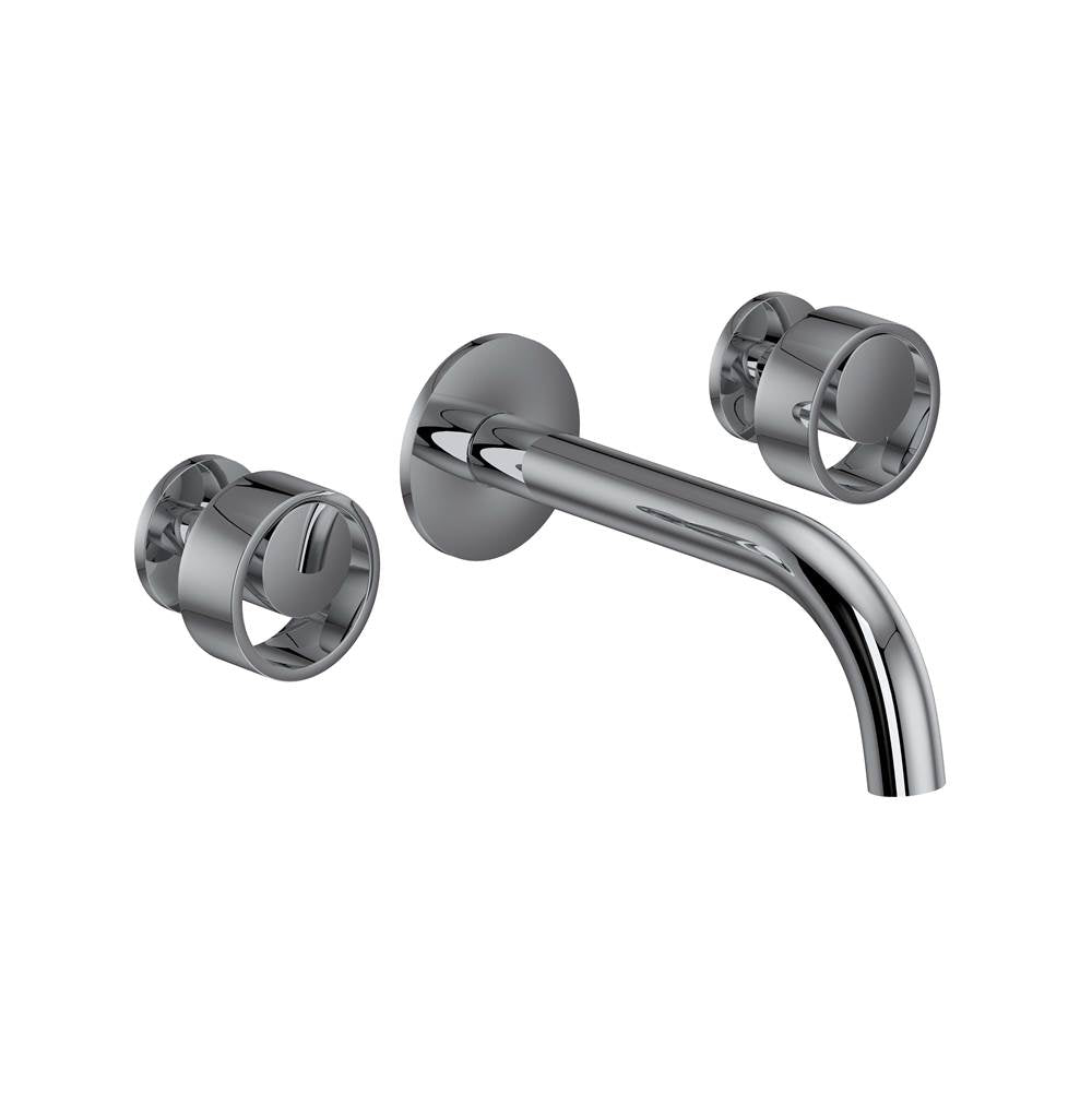 ROHL EC08W3IWAPC Eclissi Wall Mount Lavatory Faucet With C-Spout In Polished Chrome