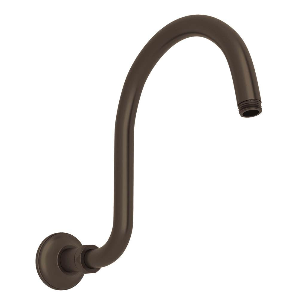 ROHL 1475/12TCB 12" Reach Wall Mount Shower Arm In Tuscan Brass