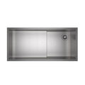 ROHL RUW3616SB Culinario 36" Stainless Steel Chef/Work Station Sink In Brushed Stainless Steel