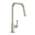 ROHL MB7956LMPN Graceline Pull-Down Kitchen Faucet With U-Spout In Polished Nickel