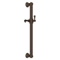 ROHL 1271TCB 24" Grab Bar With Sliding Handshower Holder In Tuscan Brass