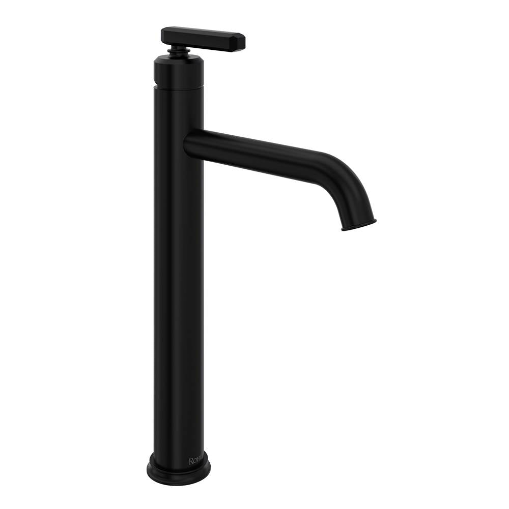ROHL AP02D1LMMB Apothecary Single Handle Tall Lavatory Faucet In Matte Black
