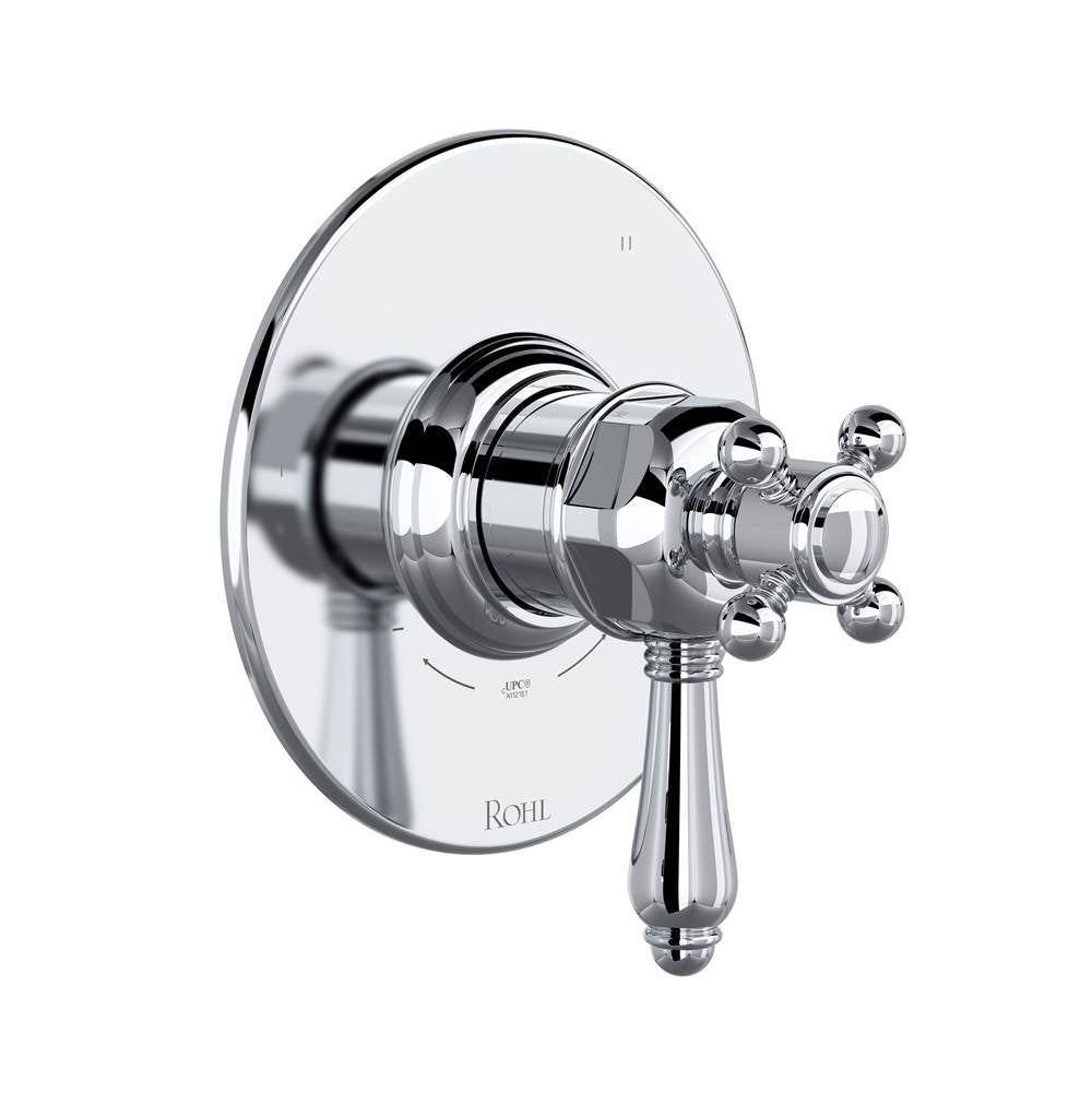 ROHL TTD45W1LMAPC 1/2" Therm & Pressure Balance Trim with 5 Functions (Shared) In Polished Chrome