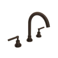 ROHL A2208LMTCB-2 Lombardia Widespread Lavatory Faucet With C-Spout In Tuscan Brass