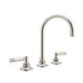 ROHL MB2019LMPN-2 Graceline Widespread Lavatory Faucet With C-Spout In Polished Nickel
