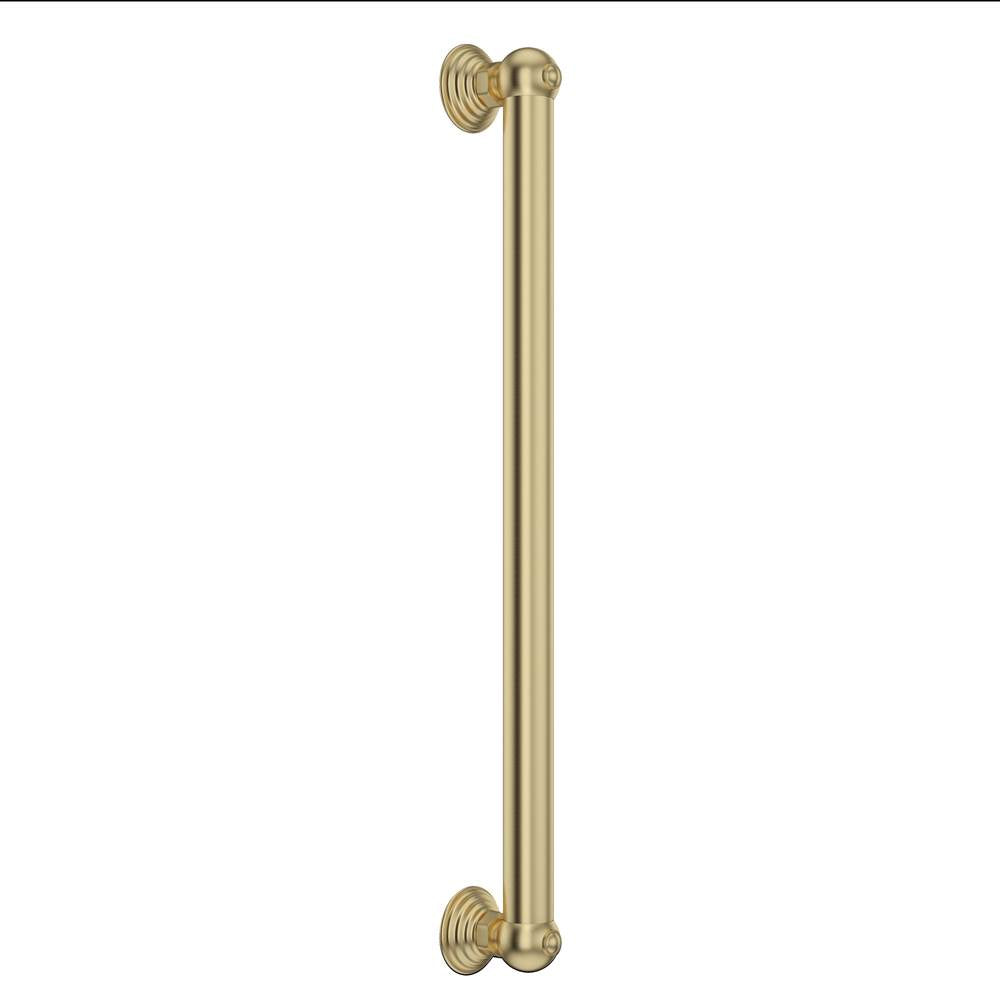 ROHL 1260SUB 18" Grab Bar In Satin Unlacquered Brass