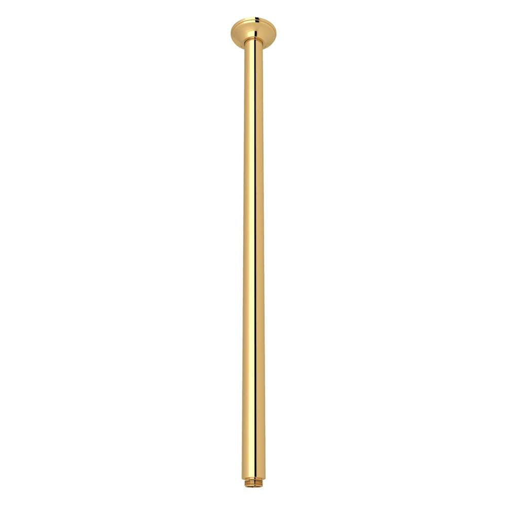 ROHL 1505/24IB 24" Ceiling Mount Shower Arm In Italian Brass