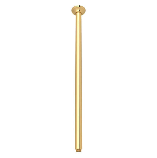 ROHL 1505/24IB 24" Ceiling Mount Shower Arm In Italian Brass