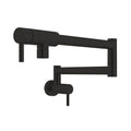 ROHL QL66L-MB-2 Modern Pot Filler In Matte Black