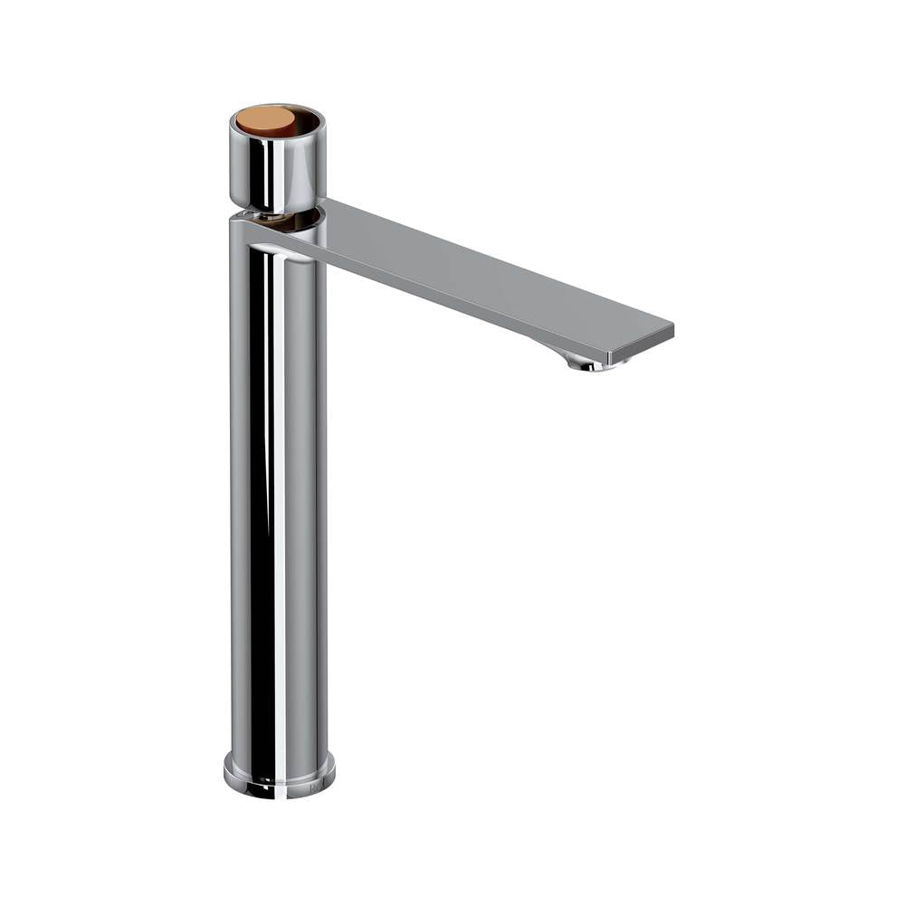 ROHL EC02D1IWPCG Eclissi Single Handle Tall Lavatory Faucet In Polished Chrome/Satin Gold