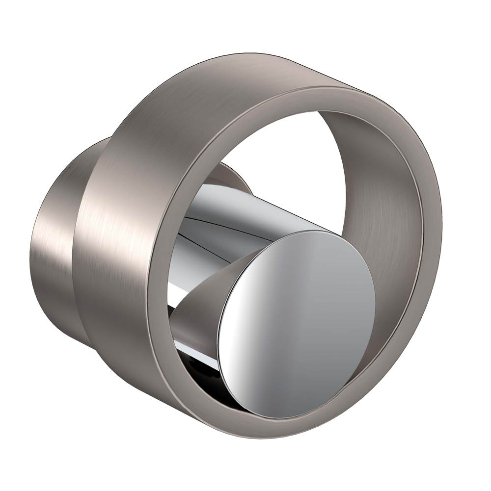 ROHL EC18W2IWSNC Eclissi Trim For Volume Control And Diverter In Satin Nickel/Polished Chrome