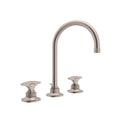 ROHL MB2019DMSTN-2 Graceline Widespread Lavatory Faucet With C-Spout In Satin Nickel