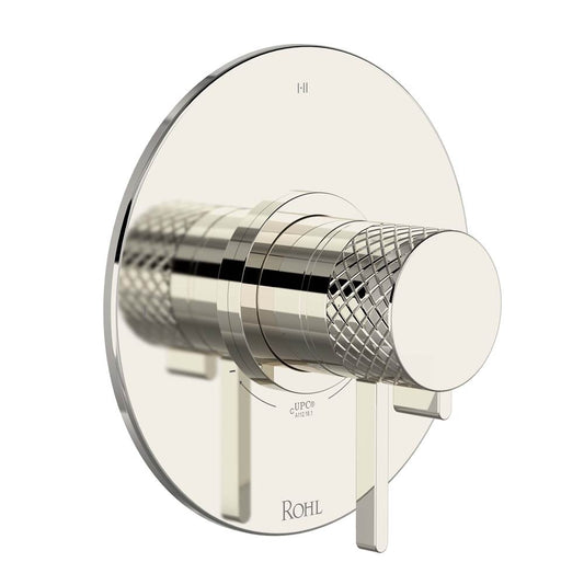 ROHL TTE23W1LMPN Tenerife 1/2" Therm & Pressure Balance Trim with 3 Functions (Shared) In Polished Nickel