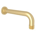 ROHL A2203IWSUB Campo Wall Mount Tub Spout In Satin Unlacquered Brass