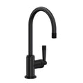 ROHL MB7960LMMB Graceline Bar/Food Prep Kitchen Faucet With C-Spout In Matte Black