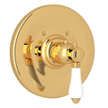 ROHL A4914LPULB 3/4" Thermostatic Trim Without Volume Control In Unlacquered Brass