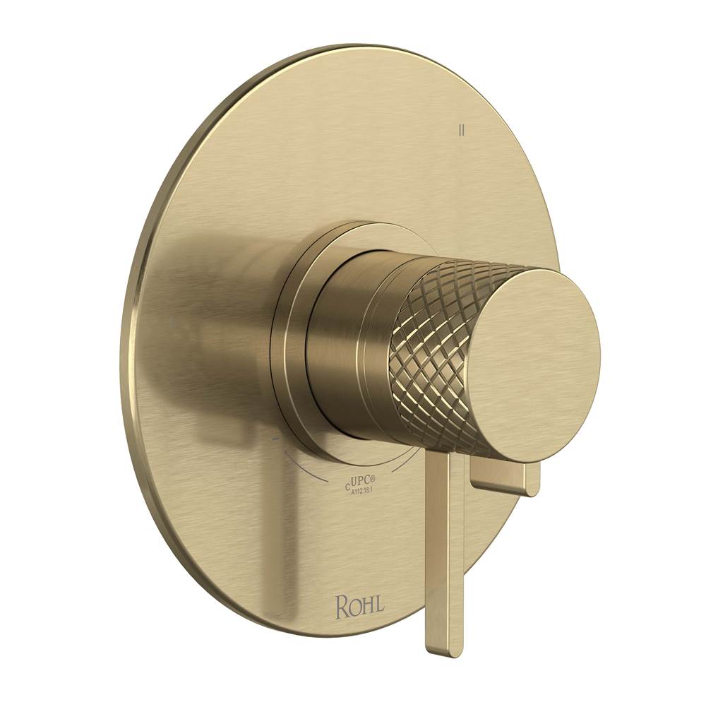 ROHL TTE45W1LMAG Tenerife 1/2" Therm & Pressure Balance Trim with 5 Functions (Shared) In Antique Gold