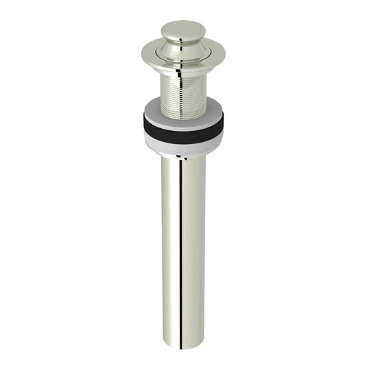 ROHL 8446PN Lift And Turn Drain Without Overflow In Polished Nickel