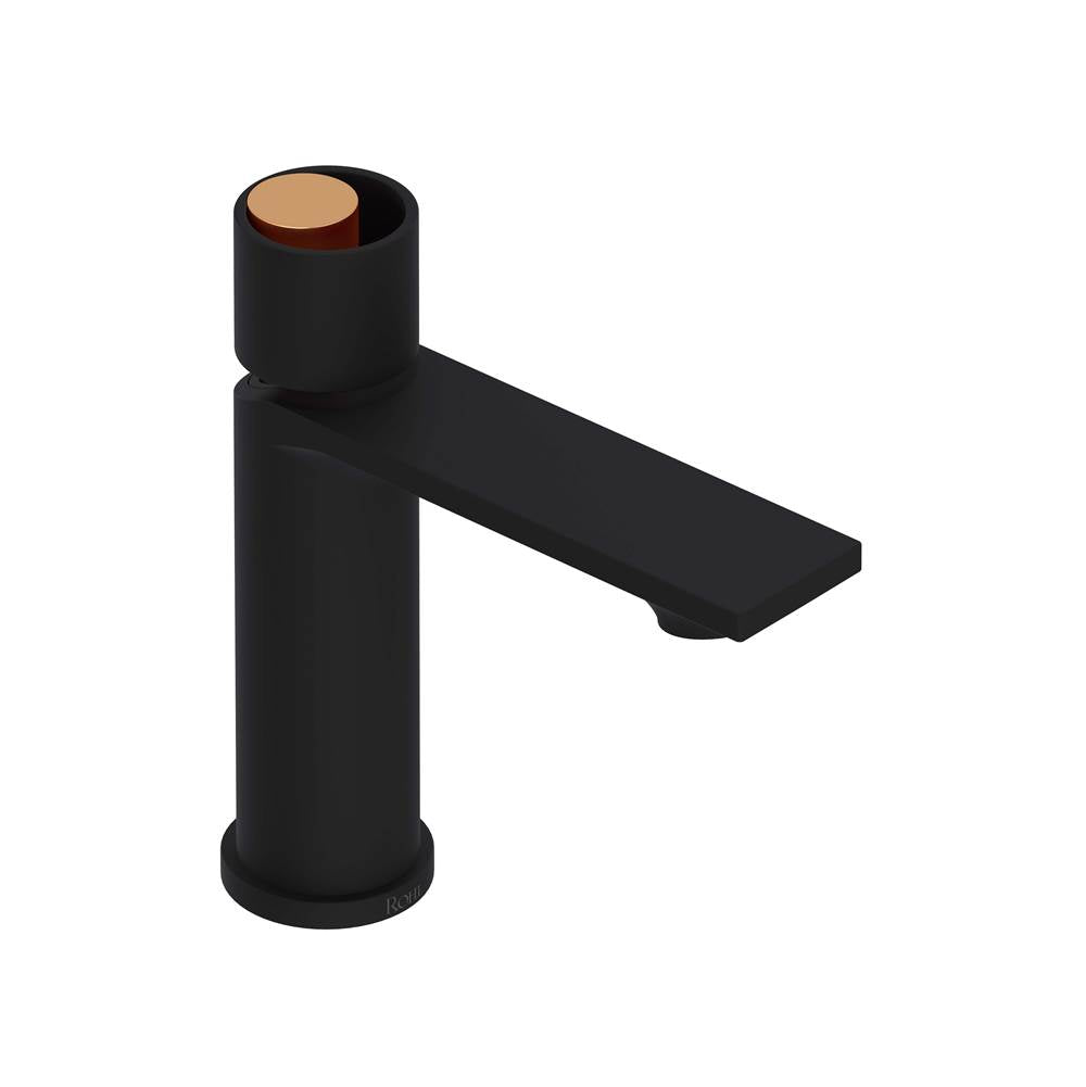 ROHL EC01D1IWMBG Eclissi Single Handle Lavatory Faucet In Matte Black/Satin Gold