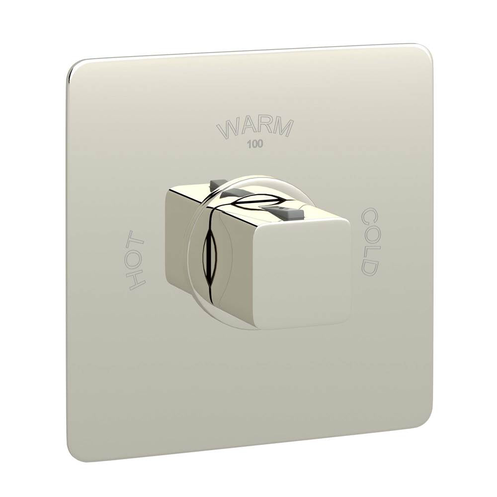 ROHL CU720HB-PN/TO Quartile 3/4" Thermostatic Trim Without Volume Control In Polished Nickel