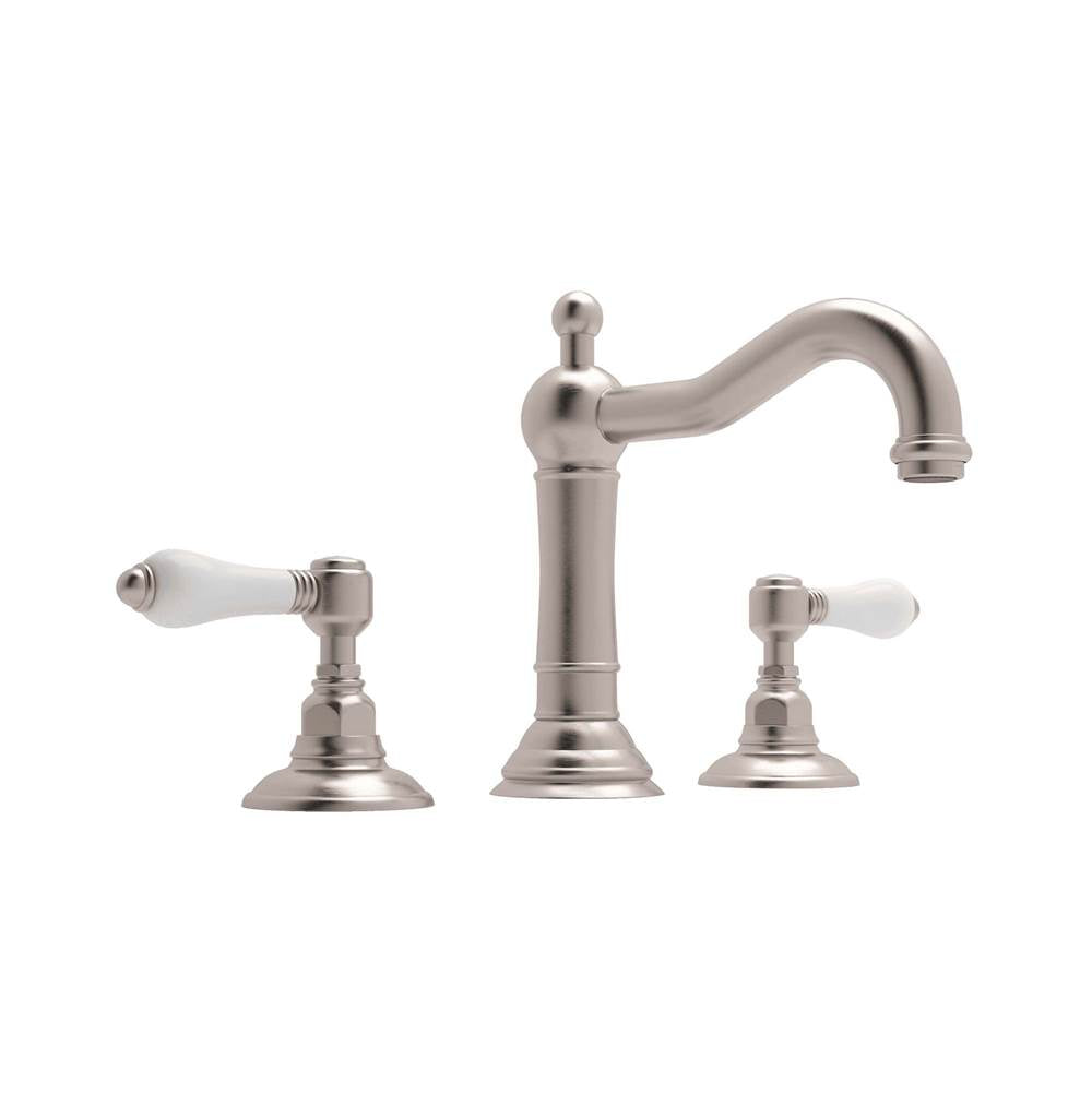 ROHL A1409LPSTN-2 Acqui Widespread Lavatory Faucet In Satin Nickel