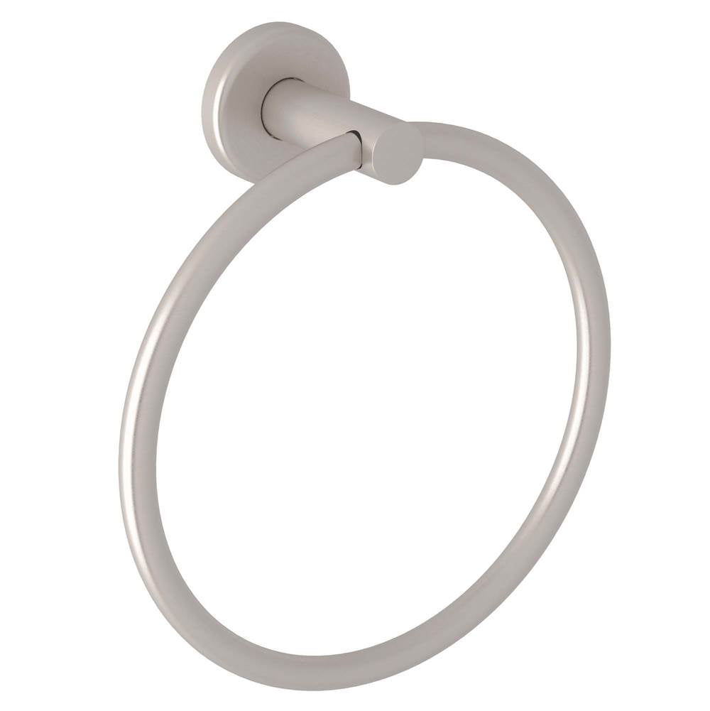 ROHL LO4STN Lombardia Towel Ring In Satin Nickel