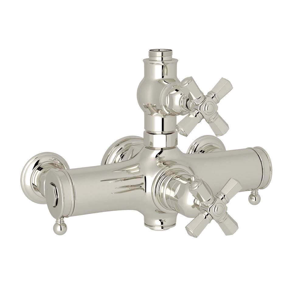 ROHL A4817XMPN Palladian Exposed Therm Valve With Volume and Temperature Control In Polished Nickel