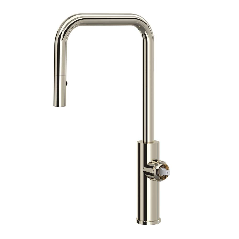 ROHL EC56D1PN Eclissi Pull-Down Kitchen Faucet With U-Spout - Less Handle In Polished Nickel