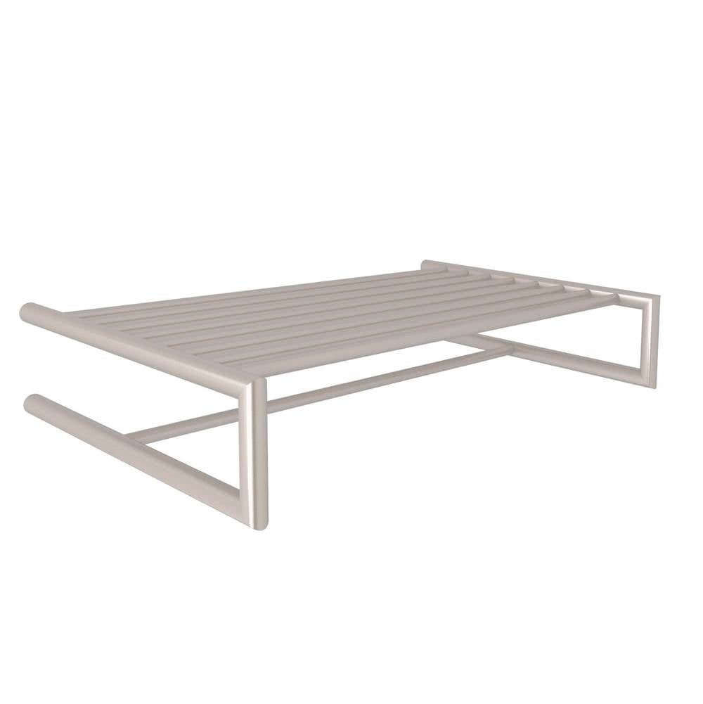 ROHL SY300-STN Lombardia 24" Wall Mount Towel Shelf In Satin Nickel