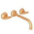 ROHL MB2037DMSGTO Graceline Wall Mount Tub Filler In Satin Gold