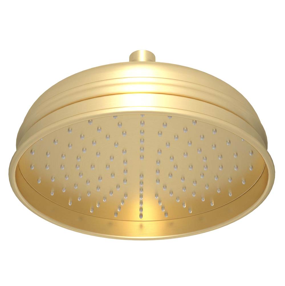 ROHL 1037/8SUB 9" Rain Showerhead In Satin Unlacquered Brass