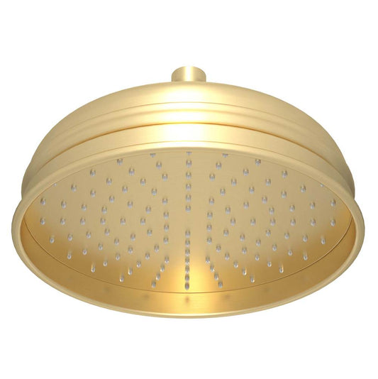 ROHL 1037/8SUB 9" Rain Showerhead In Satin Unlacquered Brass
