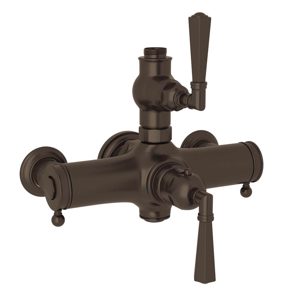 ROHL A4817LMTCB Palladian Exposed Therm Valve With Volume and Temperature Control In Tuscan Brass