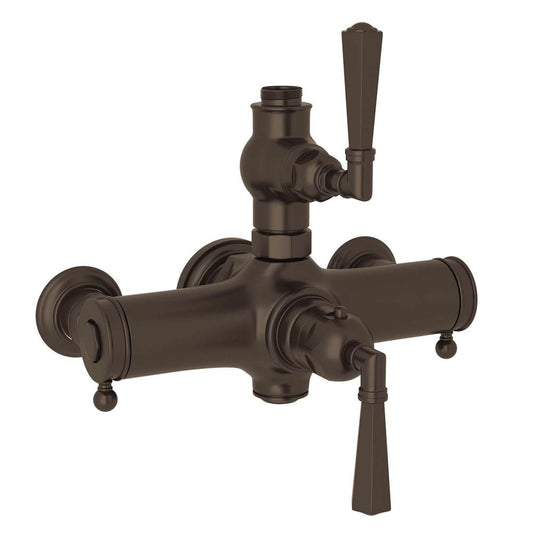 ROHL A4817LMTCB Palladian Exposed Therm Valve With Volume and Temperature Control In Tuscan Brass