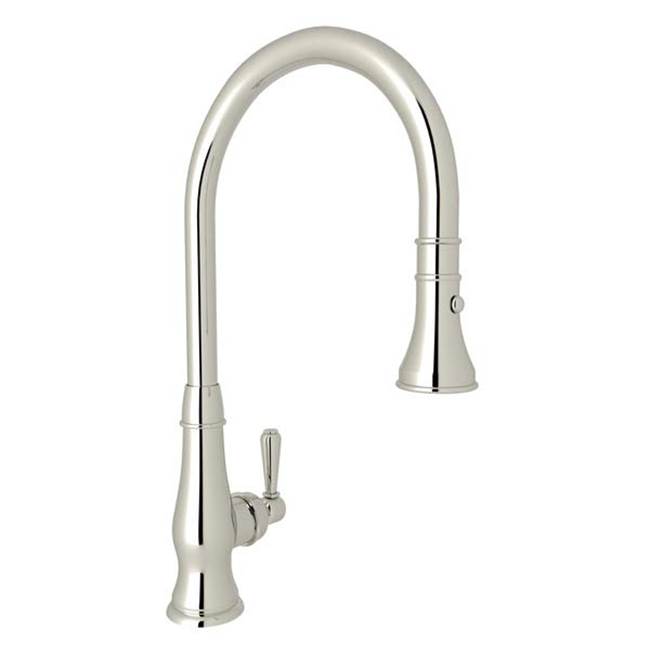 ROHL A3420LMPN-2 Patrizia Pull-Down Kitchen Faucet - Polished Nickel