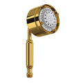 ROHL 402HS5ULB 4" 5-Function Handshower In Unlacquered Brass