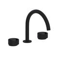 ROHL EC08D3IWMB Eclissi Widespread Lavatory Faucet With C-Spout In Matte Black