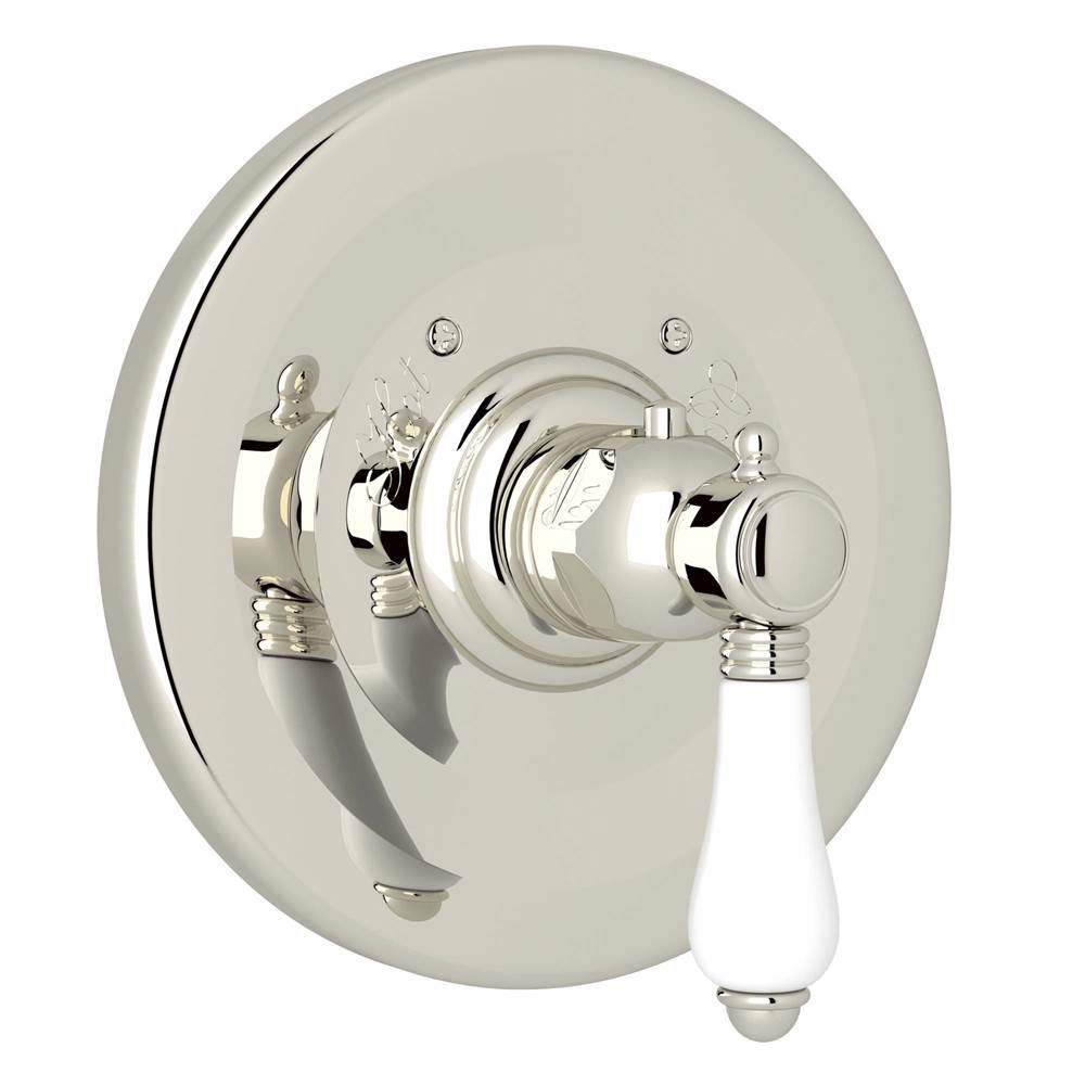 ROHL A4914LPPN 3/4" Thermostatic Trim Without Volume Control In Polished Nickel