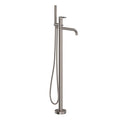 ROHL MI05F1GQSTN Miscelo Single Hole Floor Mount Tub Filler Trim In Satin Nickel