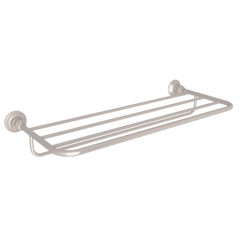 ROHL ROT10STN Wall Mount Towel Shelf In Satin Nickel