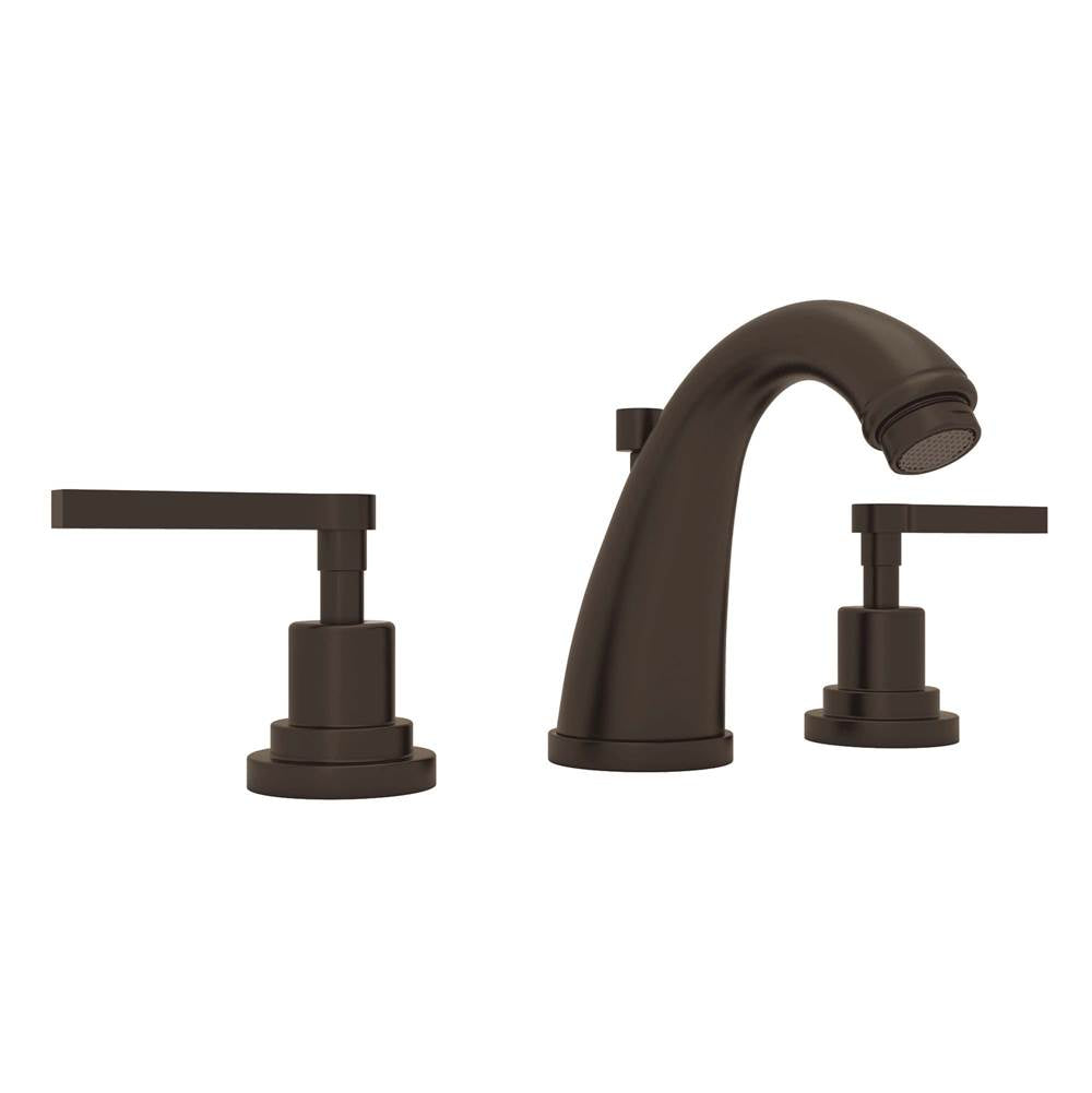 ROHL A1208LMTCB-2 Lombardia Widespread Lavatory Faucet With C-Spout In Tuscan Brass